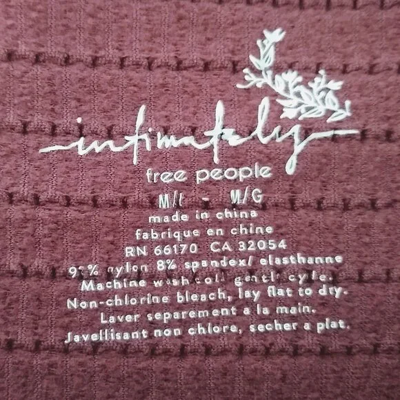 Free People Moulin Ruched Cami Top in Mouve Size M-L - Picture 5 of 6